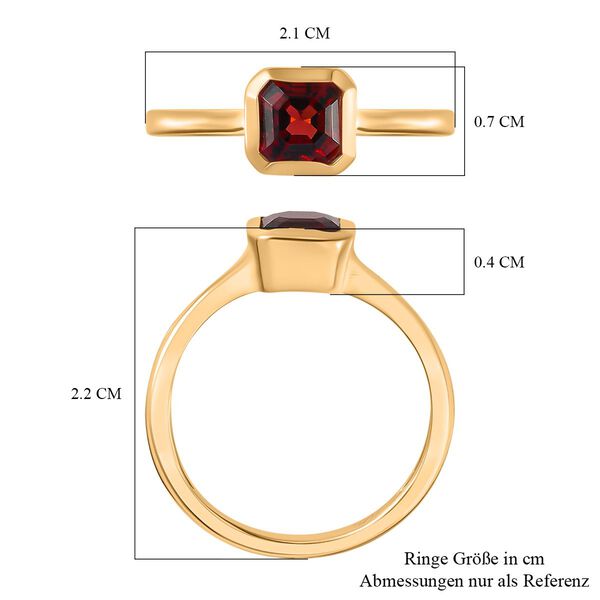 Mosambik Granat Ring - 1,43 ct. image number 7