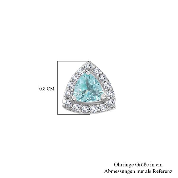 AA Lagunen Apatit und Zirkon Ohrringe - 0,74 ct. image number 6