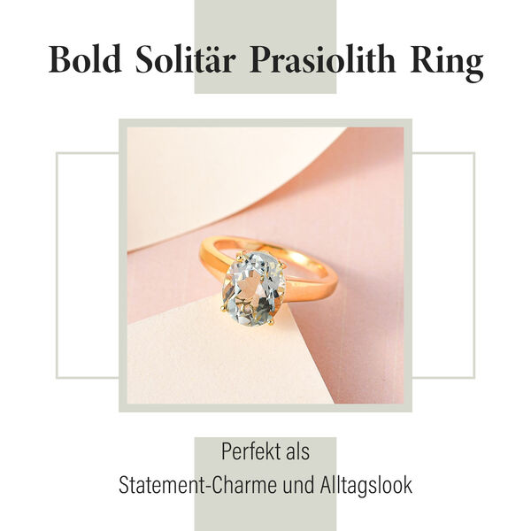 Prasiolith Ring - 3,37 ct. image number 8
