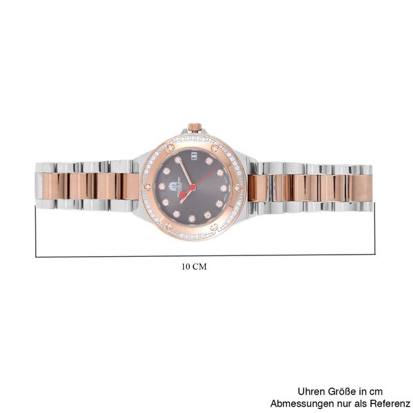 William Hunt - Moissanit-Akzent-Uhr mit japanischem Miyota-Uhrwerk - 0,20 ct. image number 7