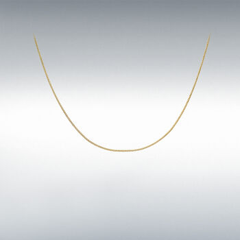 Diamantschliff Panzerkette in 375 Gold