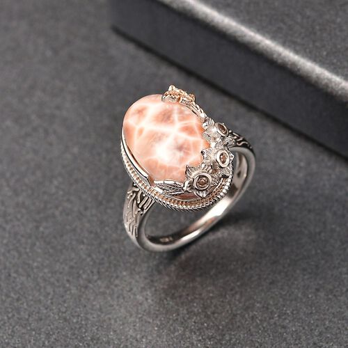 D’joy AA, Natürlicher Champagner Zirkon Ring 925 Silber (Größe 18.00) ca. 7,17 ct image number 1