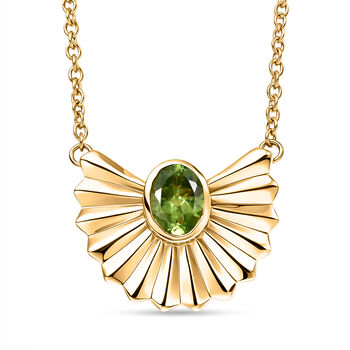 EVER TRUE Peridot Halskette ca. 50 cm Nickelfreies Messing ca. 0,81 ct.