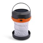 Wiederaufladbare LED-Solar-Campingleuchte (Größe 8 x 8 x 5 cm), Orange