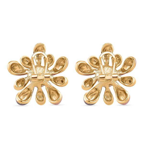 Emaille-Ohrringe im floralen Design image number 5