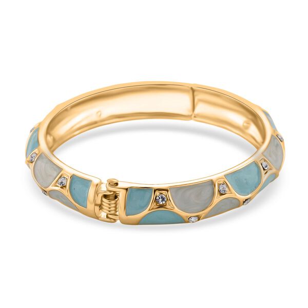 Wei&szlig;er Kristall Armreif ca. 18.5 cm Standard image number 6