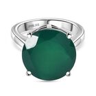 Verde Onyx Ring Edelstahl (Größe 16.00) ca. 7,74 ct