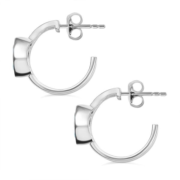 Himmelblauer Topas Ohrringe 925 Silber ca. 1.84 ct image number 4