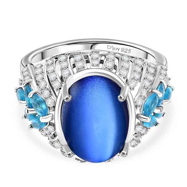 D'Joy Aurora Mondstein, Neon Apatit und Zirkon Ring - 7,97 ct. image number 0