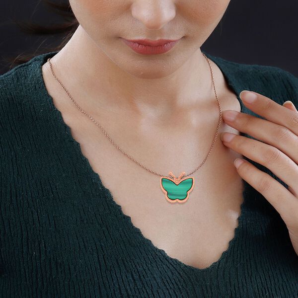 Malachit Anh&auml;nger - 10 ct. image number 3