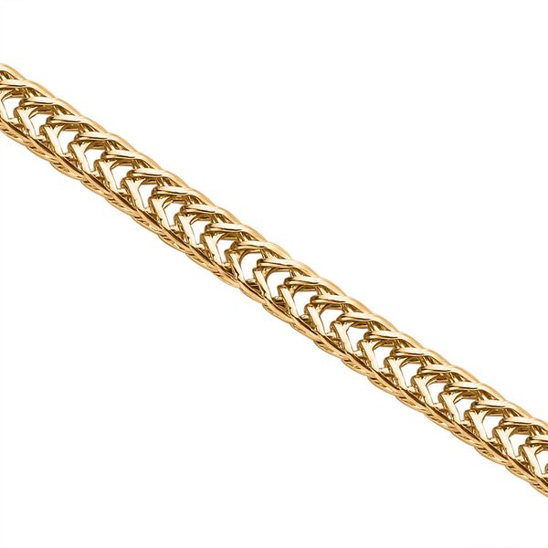 Panzerkette, ca. 50 cm, Edelstahl, ca. 9,10g, goldfarben image number 4