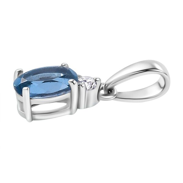 London Blautopas und Zirkon Schmuckset - 1,98 ct. image number 9