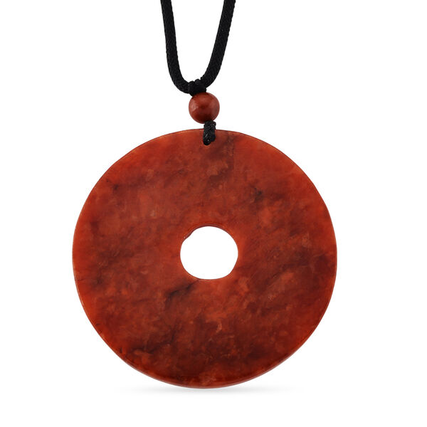 Flexible rote Jade Halskette - 120 ct. image number 4