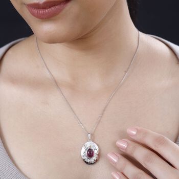 Afrikanischer Rubin-Anh&auml;nger - 3,48 ct.