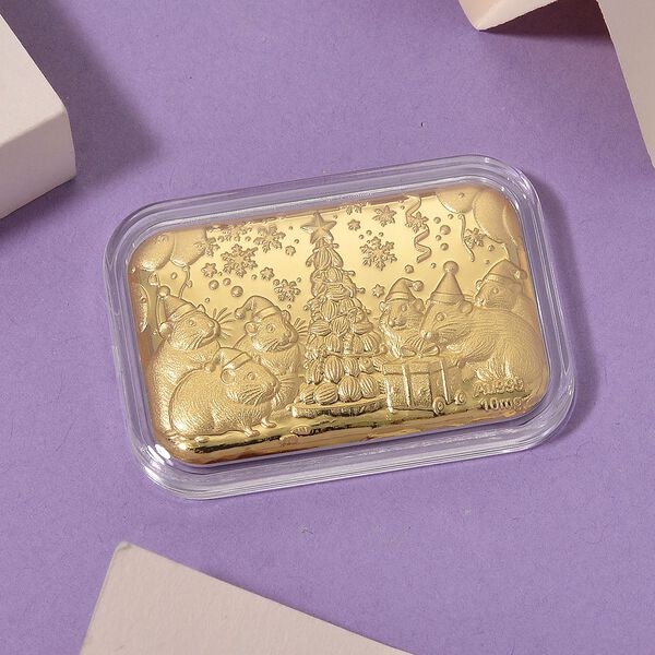 999 Gold Schmuckzubehör, Weihnachtsbaum image number 1