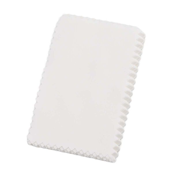 Schmuckbox aus PU-Leder in Wei&szlig; mit Druckknopfverschluss, 16,5x11,5x5,5cm, inkl. 10 Silberputzt&uuml;cher image number 8