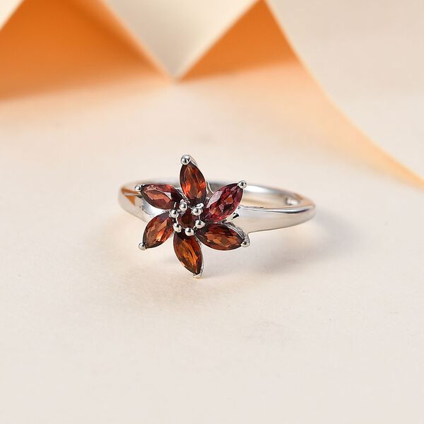 Roter Granat-Ring - 1,16 ct. image number 2