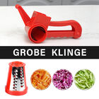 Mini Obst- & Gemüseschneider mit 3 Klingen, Größe 18x8x12cm, Rot image number 5