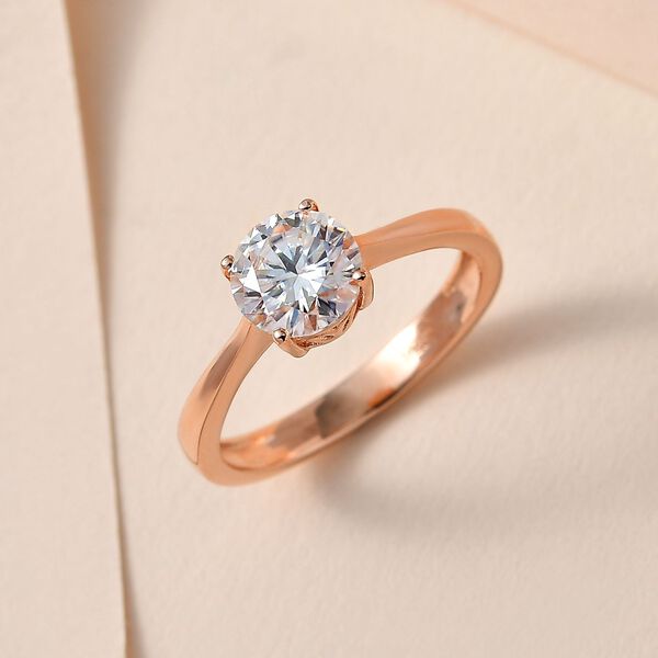 Moissanit Ring - 1,13 ct. image number 2