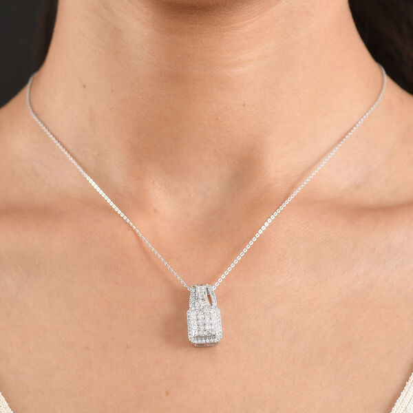 LUXURIANT DIAMOND - Lab Grown Diamant SI-GH Schmuckset ca. 50 cm 925 Silber Rhodiniert ca. 1.01 ct image number 3