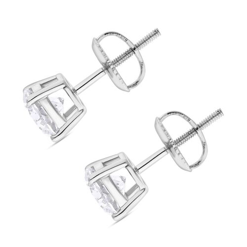 LUXURIANT DIAMOND - Lab Grown Diamant IF Ohrringe 950 Platin ca. 2.04 ct image number 3