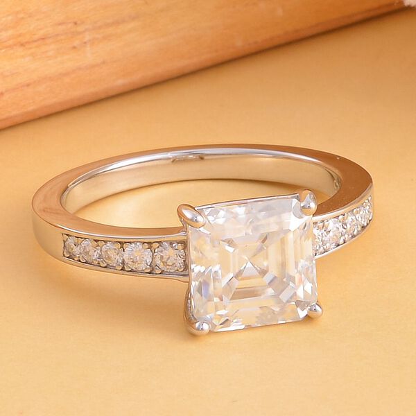 Moissanit Ring - 2,93 ct. image number 8