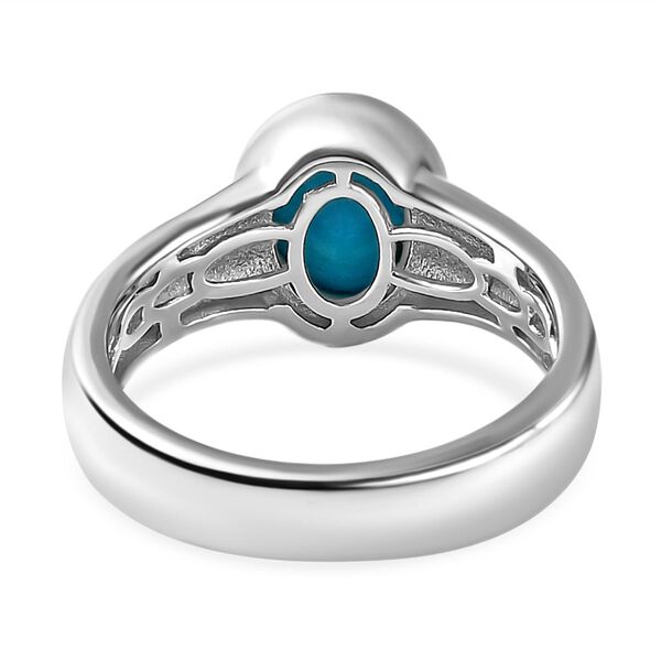 Amerikanischer, natürlicher Sleeping Beauty Türkis-Ring - 1,59 ct. image number 6