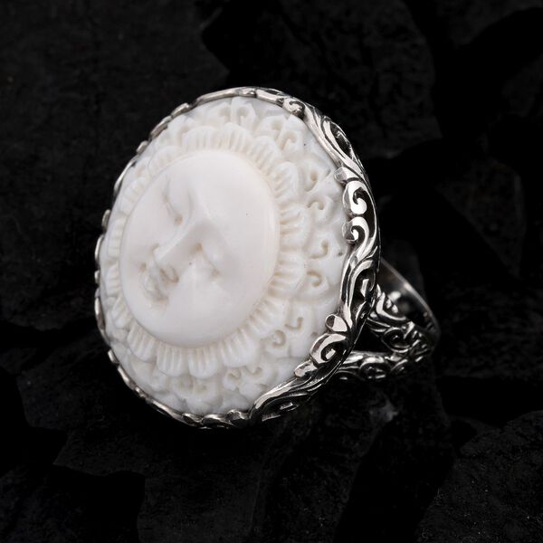 Royal Bali Kollektion - Ox-Bone Ring image number 1