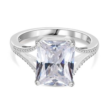 Wei&szlig;er Zirkonia-Ring