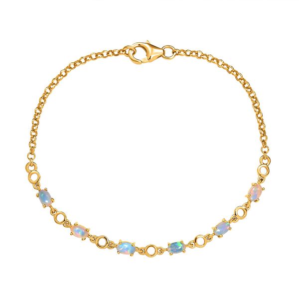 Natürliches, äthiopisches Welo Opal-Armband, 19 cm - 0,92 ct. image number 0