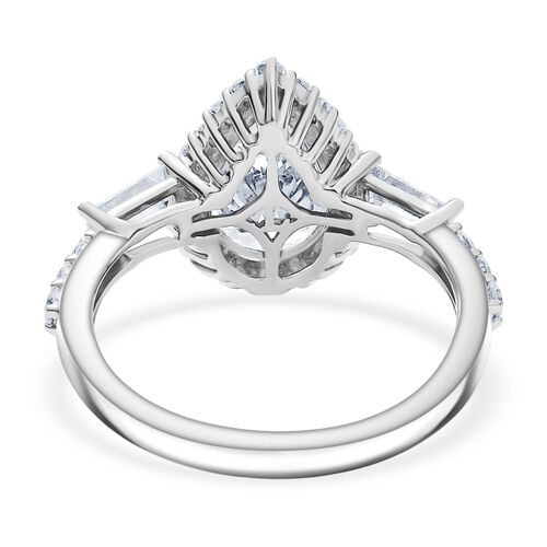 LUXURIANT DIAMOND-  IGI zertifizierter VS-EF Labor Diamant Ring in 950 Platin - 3 ct, image number 6
