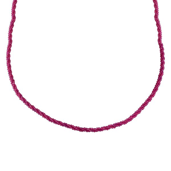 Rhodolith Granat Halskette, 45 cm - 100 ct. image number 3