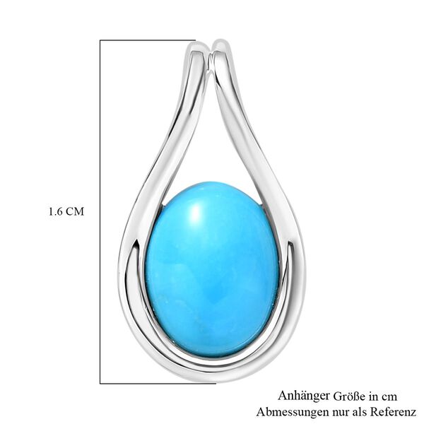 AA Sleeping Beauty T&uuml;rkis Anh&auml;nger 925 Silber ca. 1.05 ct image number 6