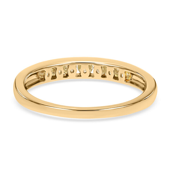 SGL zertifizierter SI nat&uuml;rlicher, gelber Diamant-Ring- 0,50 ct. image number 5