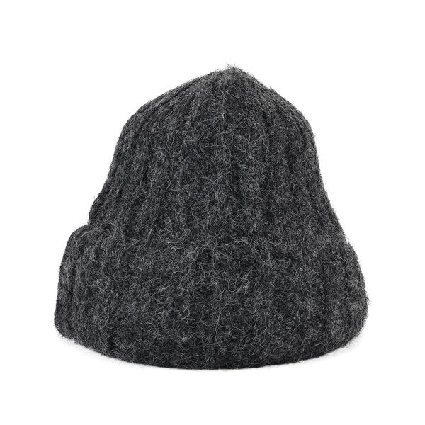 Rippstrick-Mütze mit Teddyfutter, Einheitsgröße, Grau image number 3