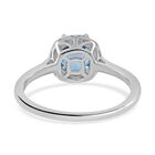 ILIANA- AAA Blauer Zirkon, Weißer Diamant Ring, 750 Gold, (Größe 17.00) ca. 2.92 ct image number 3