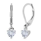 LUXURIANT DIAMANT - Lab Grown Diamant VS-EF SGL zertifiziert Ohrringe 925 Silber rhodiniert ca. 1,00 ct.