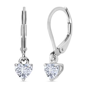 LUXURIANT DIAMANT - Lab Grown Diamant VS-EF SGL zertifiziert Ohrringe 925 Silber rhodiniert ca. 1,00 ct.