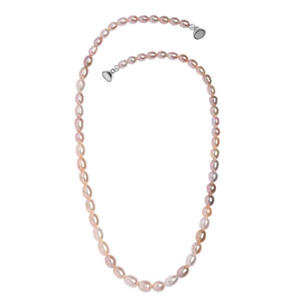 D'Joy AAA mehrfarbige S&uuml;&szlig;wasserperle 45cm Halskette image number 4