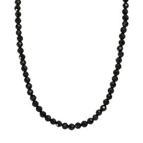 D'Joy schwarze Spinell 45+5cm Halskette - 30 ct.