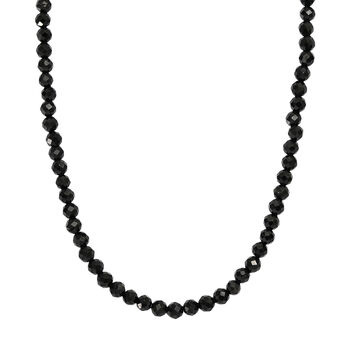 D'Joy schwarze Spinell 45+5cm Halskette - 30 ct.