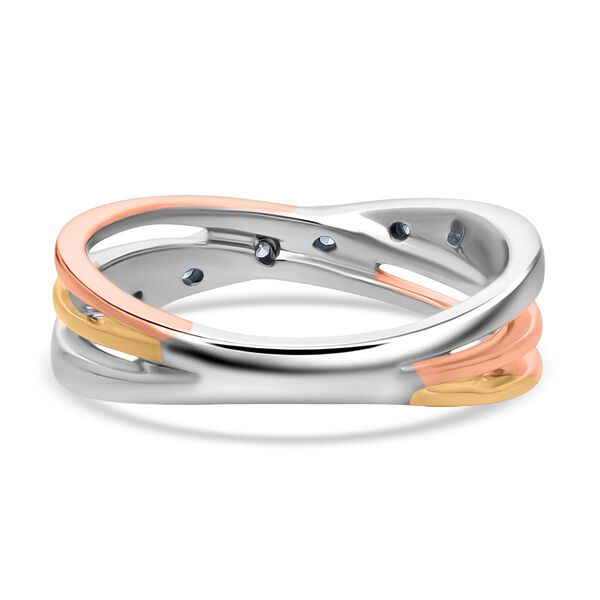 LUXURIANT SI Labor Diamant dreifarbiger Ring - 0,15 ct. image number 4