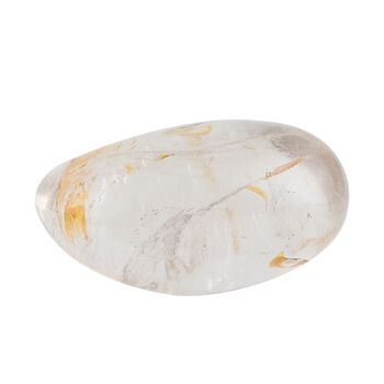 Klarer Quarz Handschmeichler - S, ca. 300 cts.