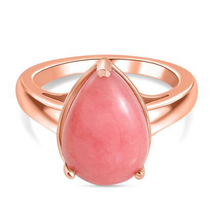 D&rsquo;joy AA Vinicunca-Peruanischer Opal Ring 925 Silber 750 ros&eacute;vergoldet (Gr&ouml;&szlig;e 18.00) ca. 3,96 ct