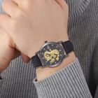 STRADA - Japanisches Uhrwerk, Weißer Kristall schwarzer Uhr, 23.5 cm image number 2