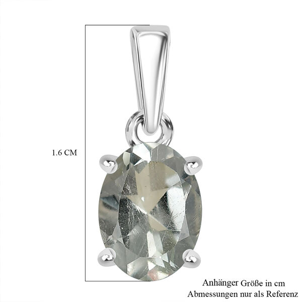 Prasiolith Anh&auml;nger - 1,20 ct. image number 5