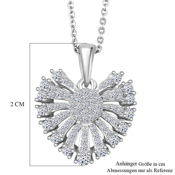 LUXURIANT DIAMOND - Lab Grown Diamant SI-GH Schmuckset ca. 50 cm 925 Silber rhodiniert ca. 0,50 ct. image number 5