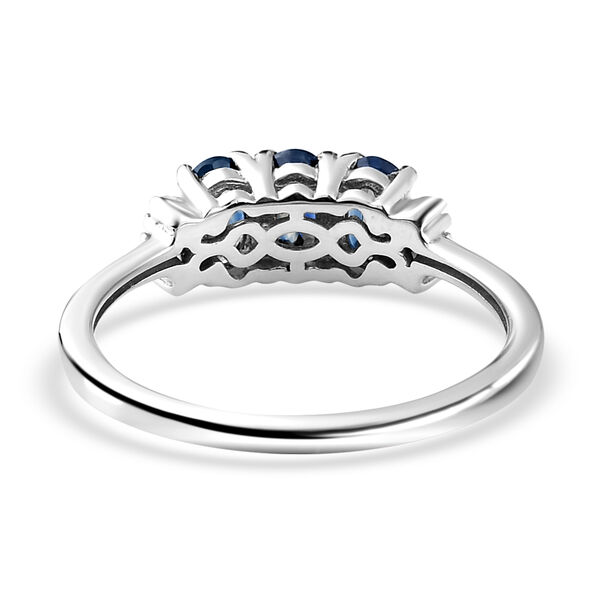 Ozean-grüner Saphir und Diamant-Ring - 1,07 ct. image number 6