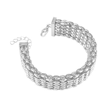 Reiner Edelstahl Armband ca. 19 cm + 3.5 cm Extender, ca. 20,50g