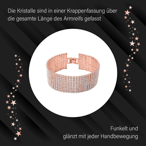 Kristall-Armband in Roségoldton image number 7